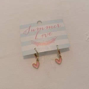 Summer love designs heart earrings